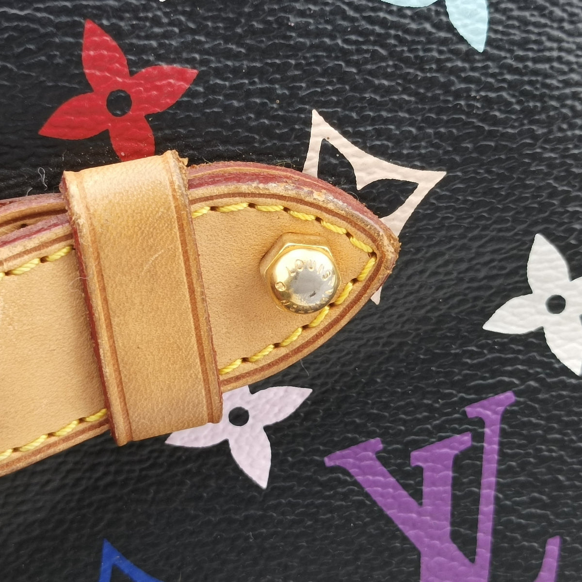 Pre-owned Louis Vuitton Claudia Noir Monogram Multicolore M40194 shoulderbag | stylenewstar