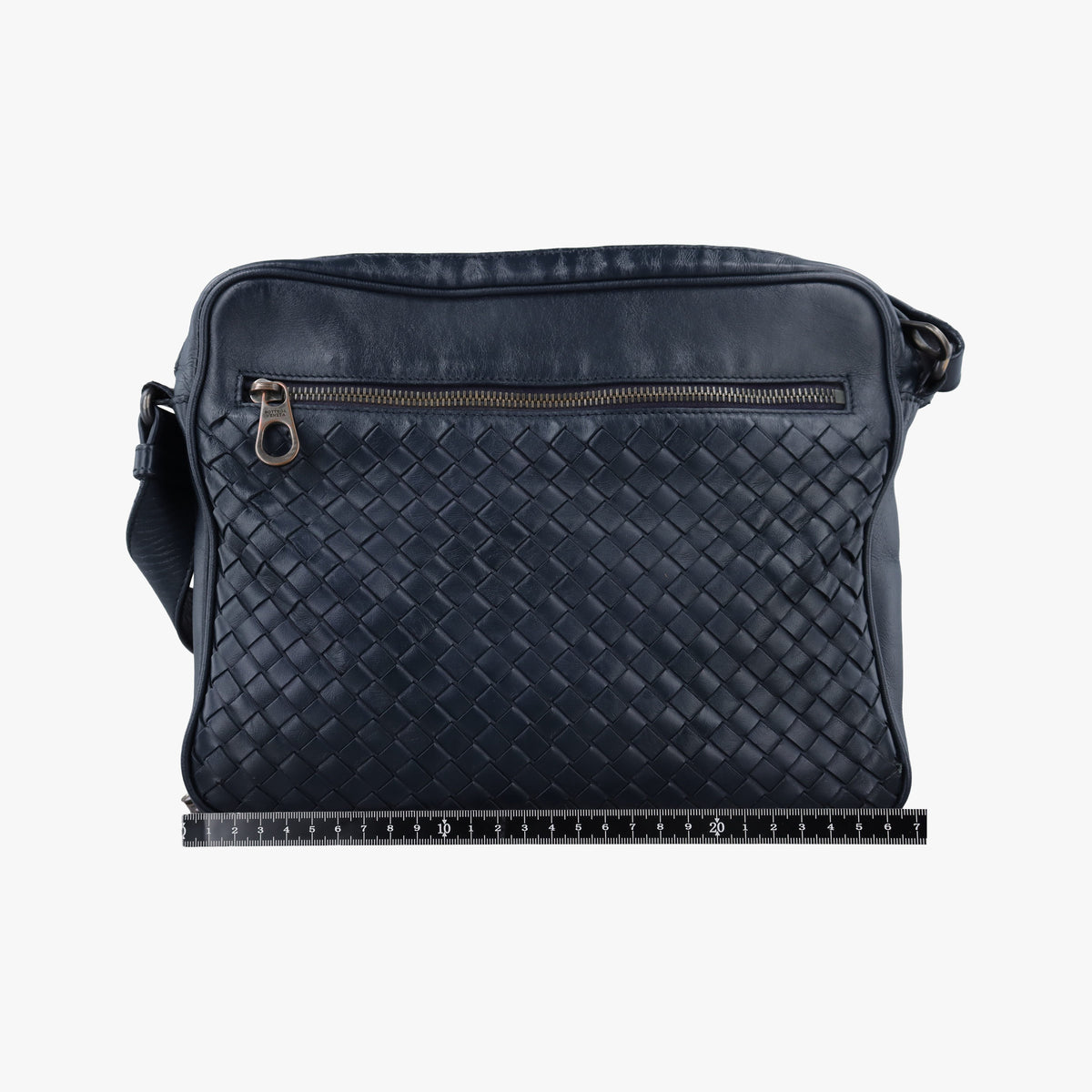 Vintage Bottega Veneta Intrecciato Navy lambskin  shoulderbag | stylenewstar
