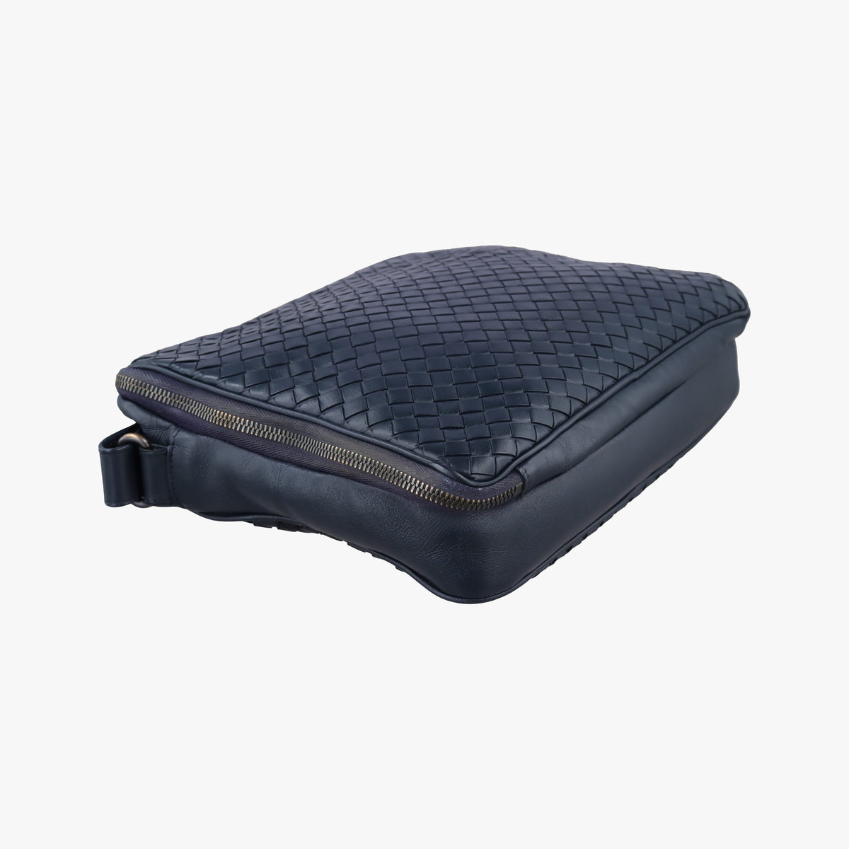 Vintage Bottega Veneta Intrecciato Navy lambskin  shoulderbag | stylenewstar