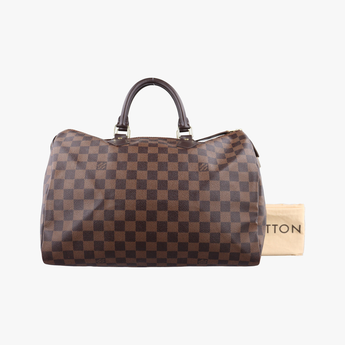 Secondhand Louis Vuitton Speedy 35 Ebene Damier canvas N41363 handbag | stylenewstar