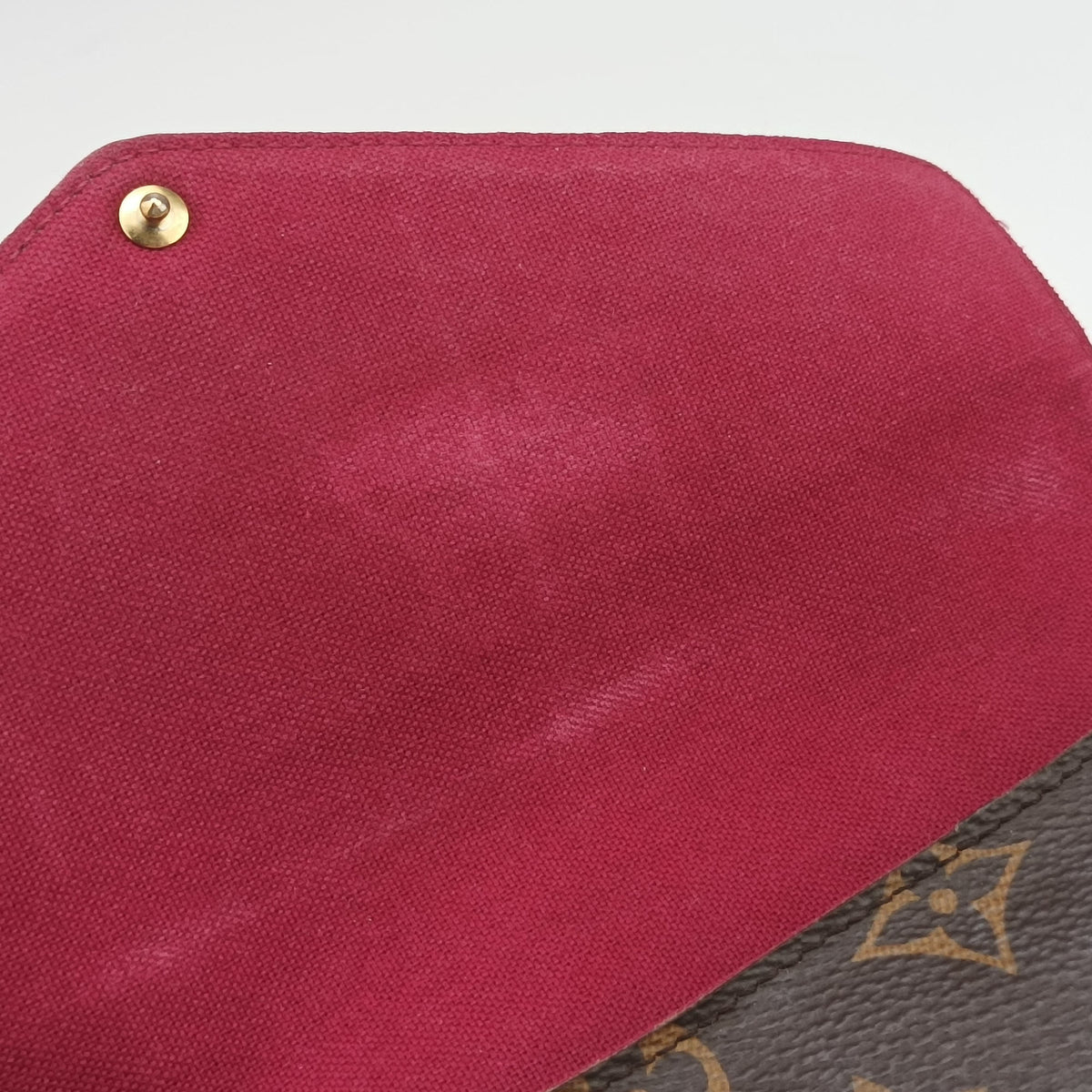 Pre-owned Louis Vuitton Pochette FeLICIE Brown Monogram Canvas M61276 shoulderbag | stylenewstar