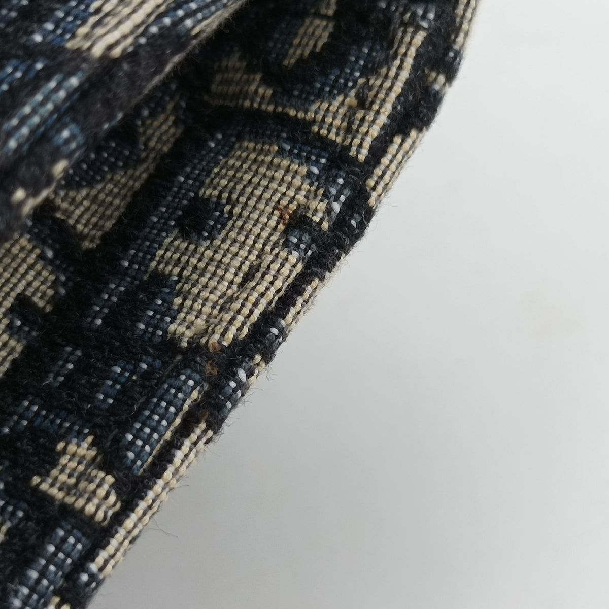 Pre-owned Christian Dior Saddle Navy Jacquard x Leather  bum bag/waist bag | stylenewstar