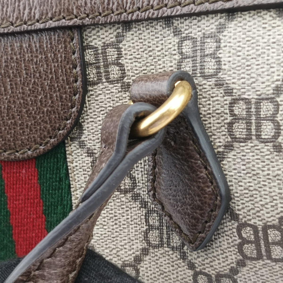 Pre-owned Balenciaga The Hacker Project Boston Beige x Brown PVC coated canvas×Leather 524532 shoulderbag | stylenewstar