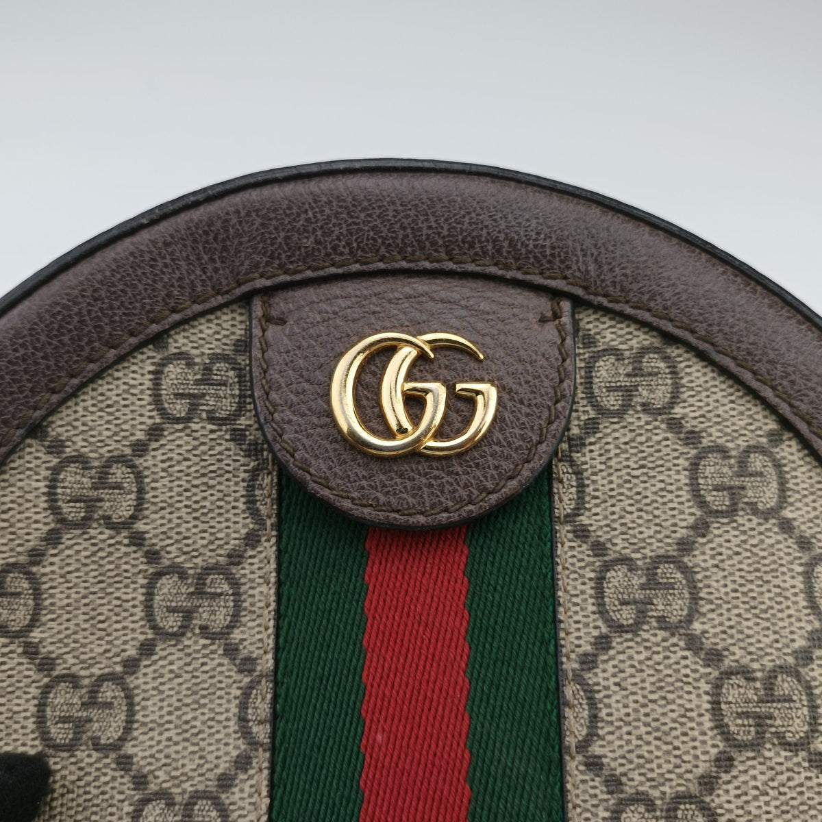 Secondhand Gucci Ophidia Brown×beige PVC coated canvas×Leather 550618 shoulderbag | stylenewstar