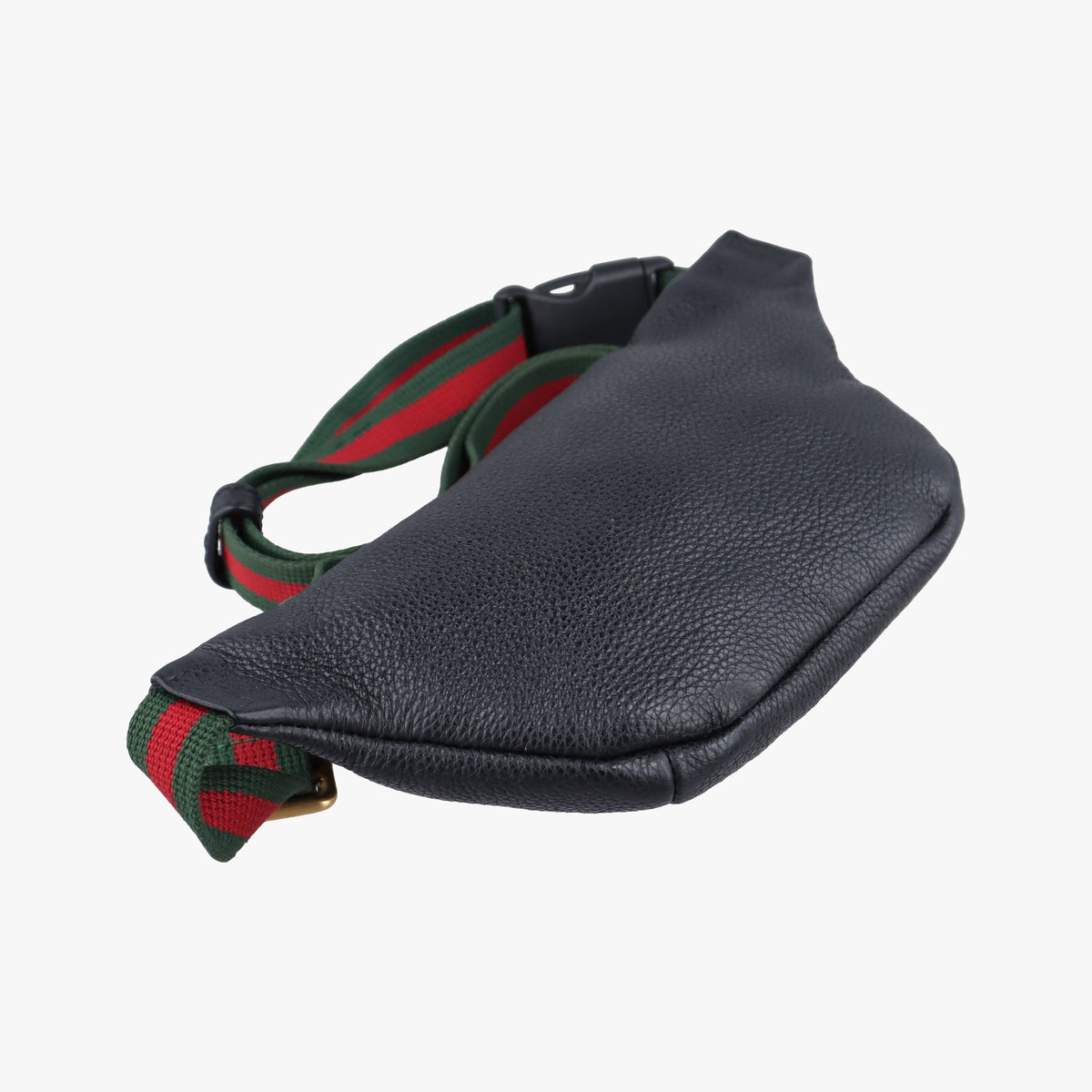 Secondhand Gucci Print Black Leather 527792 bum bag/waist bag | stylenewstar