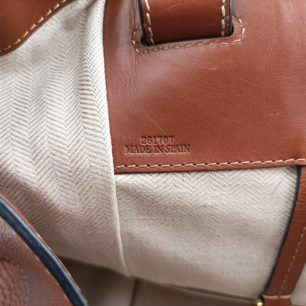 Secondhand Loewe Hammock Brown Leather  shoulderbag | stylenewstar