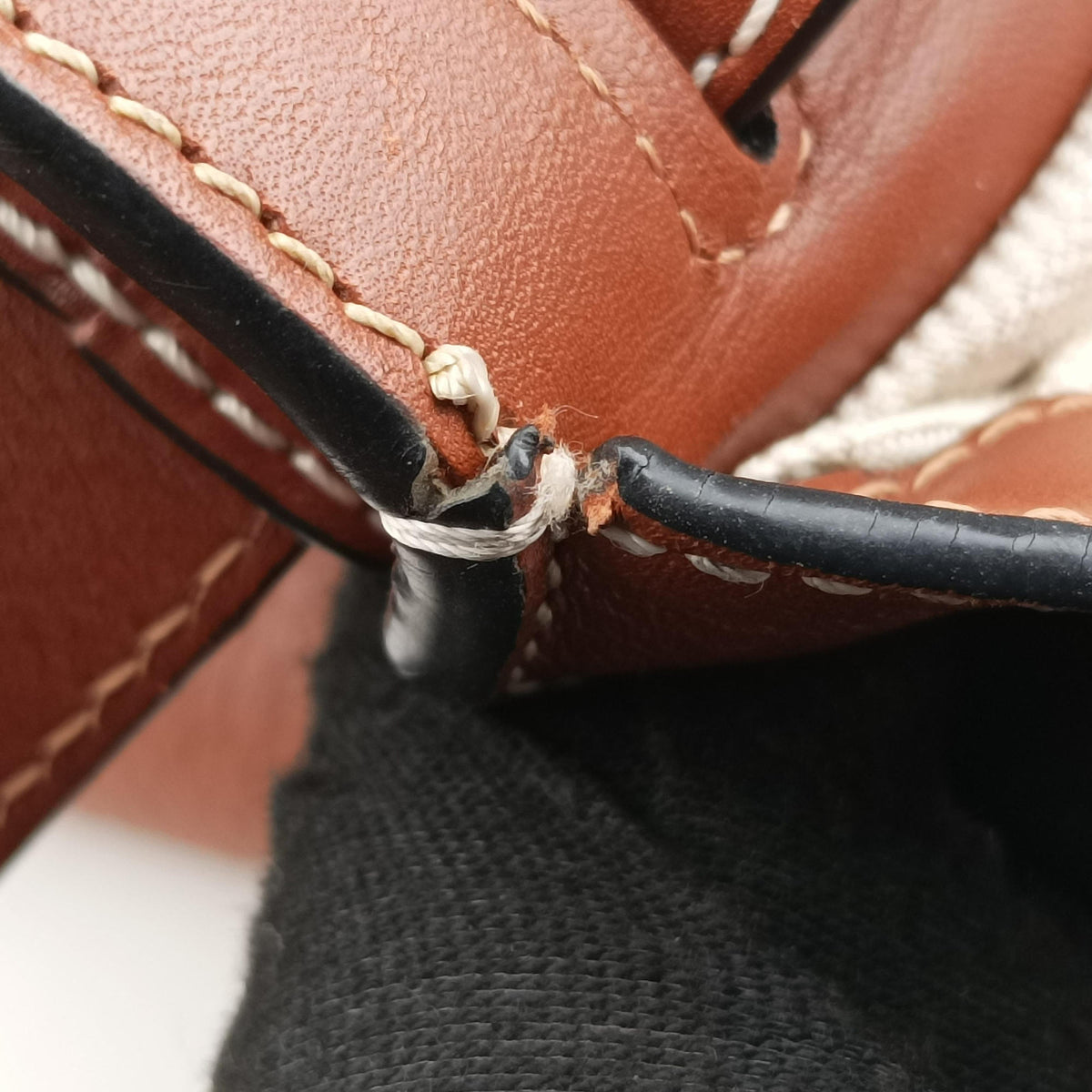 Secondhand Loewe Hammock Brown Leather  shoulderbag | stylenewstar