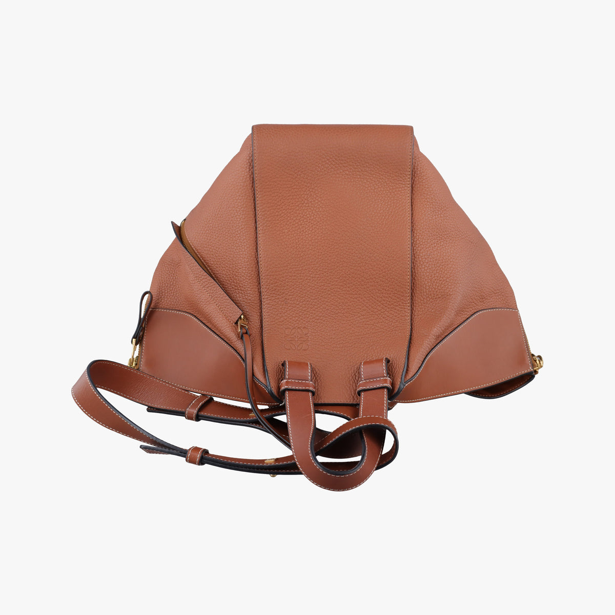 Secondhand Loewe Hammock Brown Leather  shoulderbag | stylenewstar