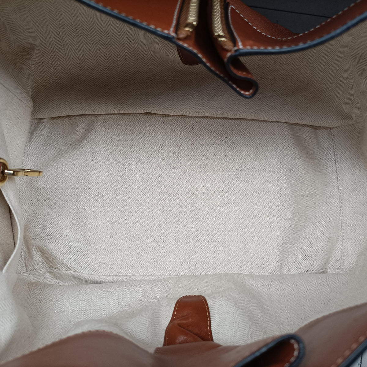 Secondhand Loewe Hammock Brown Leather  shoulderbag | stylenewstar