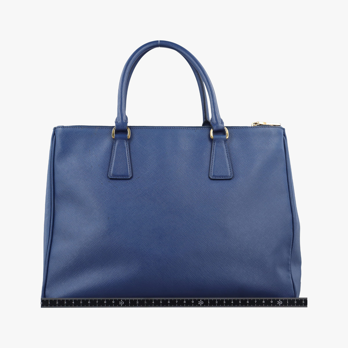 Pre-owned Prada Galleria Blue SAFFIANO Leather BN2274 shoulderbag | stylenewstar