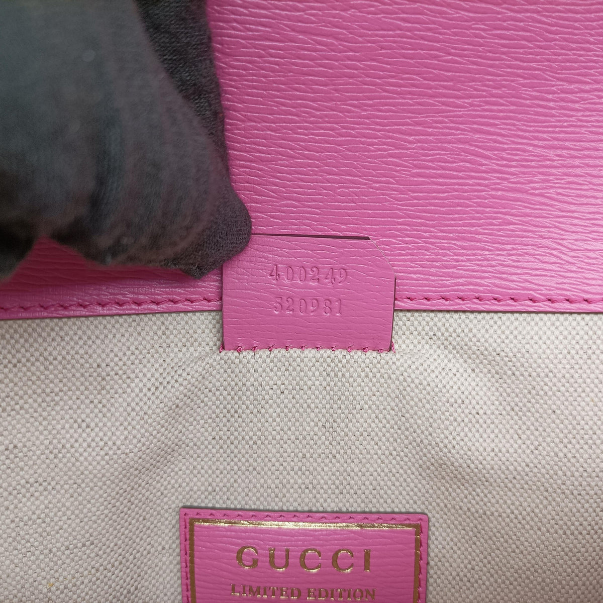 Secondhand Gucci Dionysus White×Pink×Multicolour Leather 400249 shoulderbag | stylenewstar