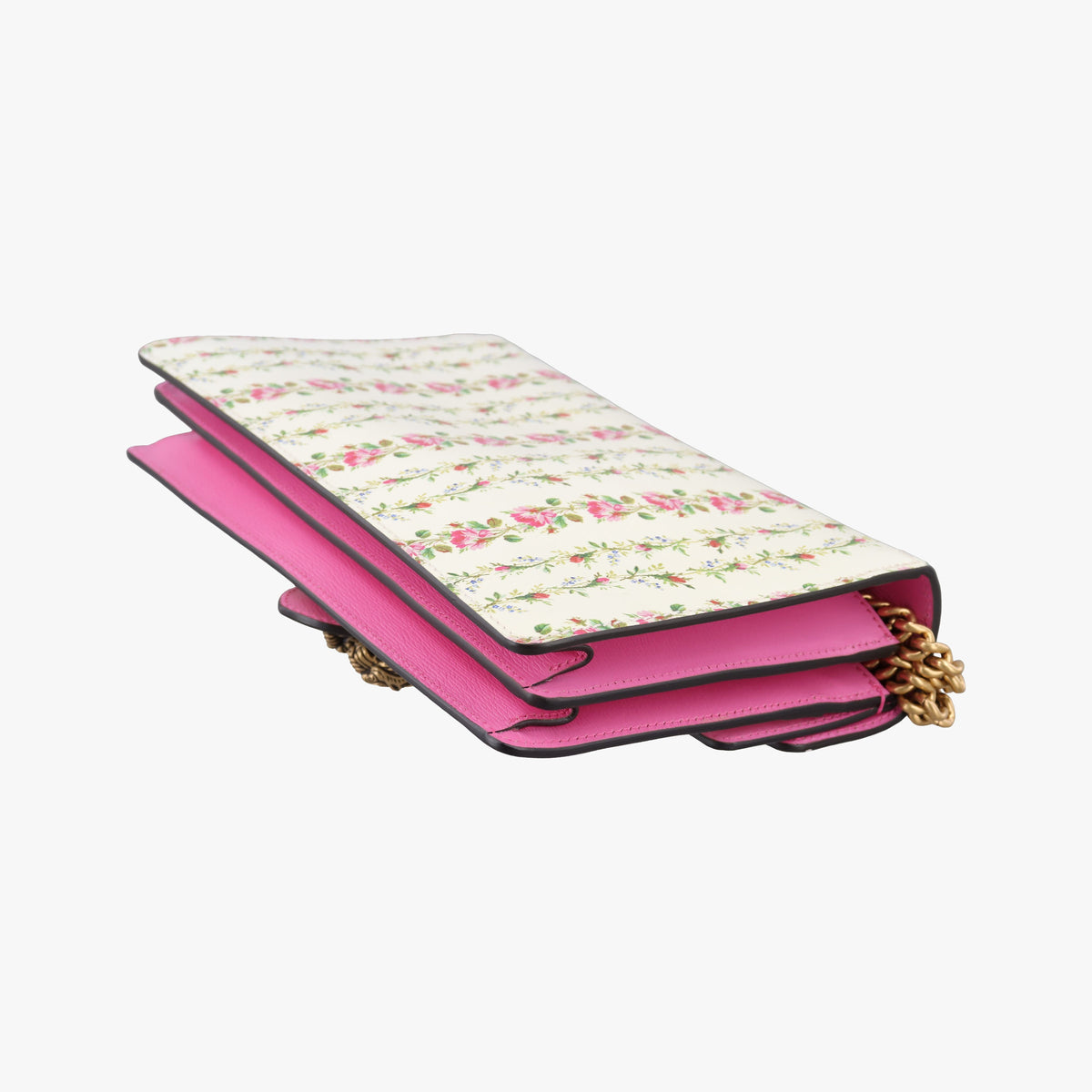 Secondhand Gucci Dionysus White×Pink×Multicolour Leather 400249 shoulderbag | stylenewstar