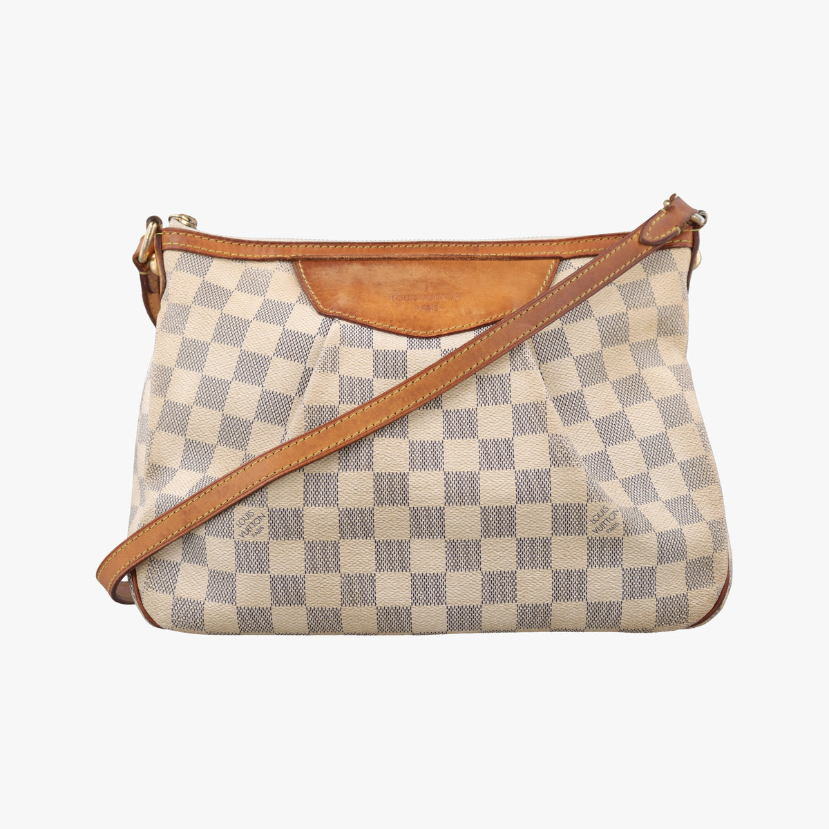 Pre-owned Louis Vuitton SIRACUSA PM Azur Damier Canvas N41113 shoulderbag | stylenewstar