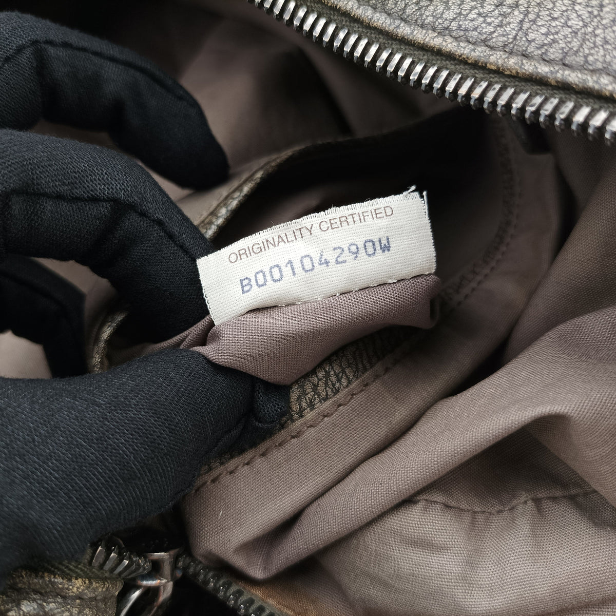 Secondhand Bottega Veneta Intrecciato Grey lambskin  shoulderbag | stylenewstar