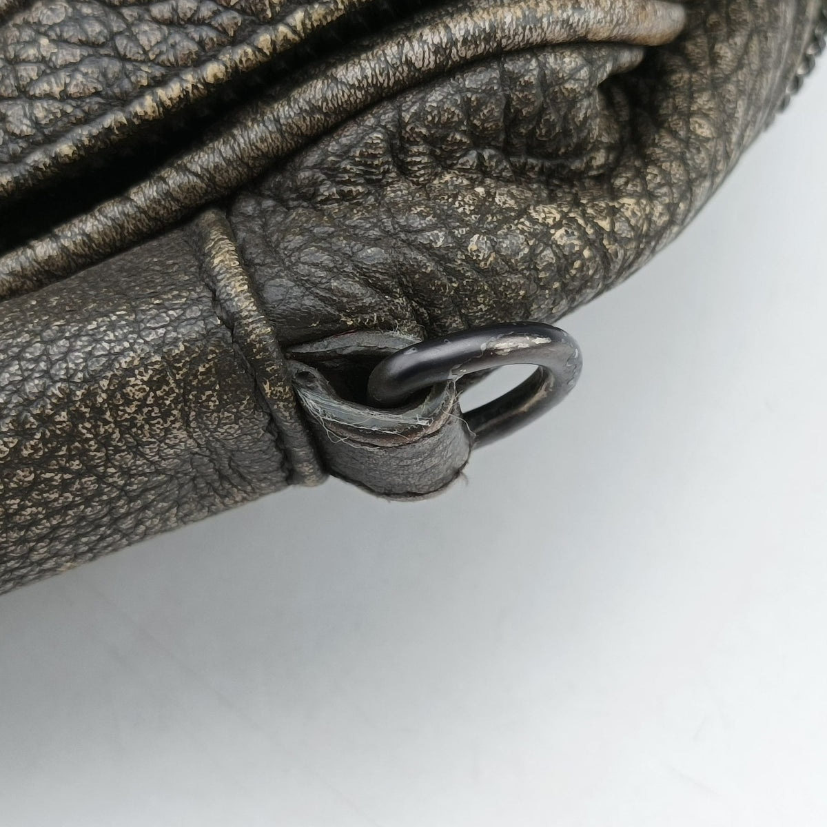 Secondhand Bottega Veneta Intrecciato Grey lambskin  shoulderbag | stylenewstar