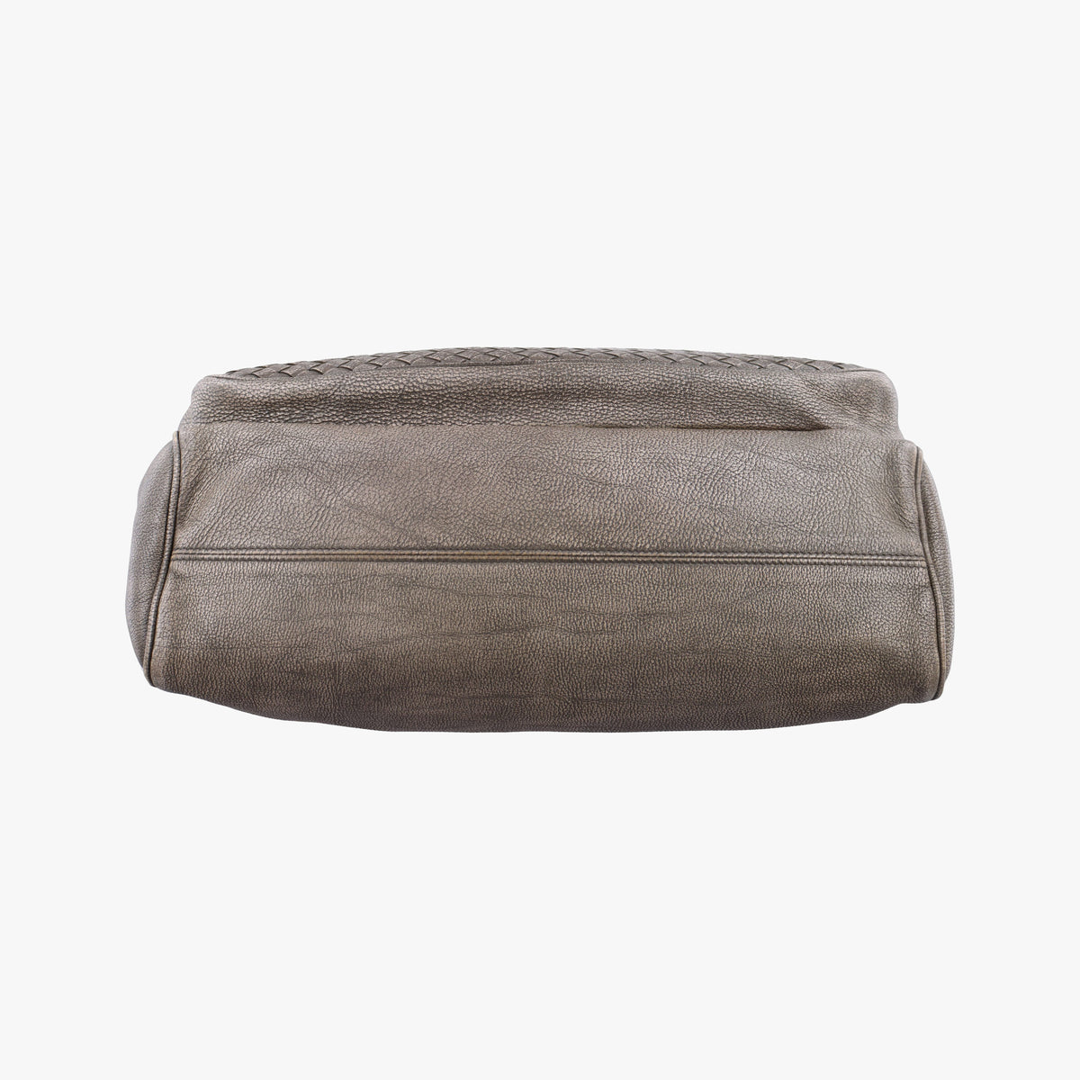 Secondhand Bottega Veneta Intrecciato Grey lambskin  shoulderbag | stylenewstar