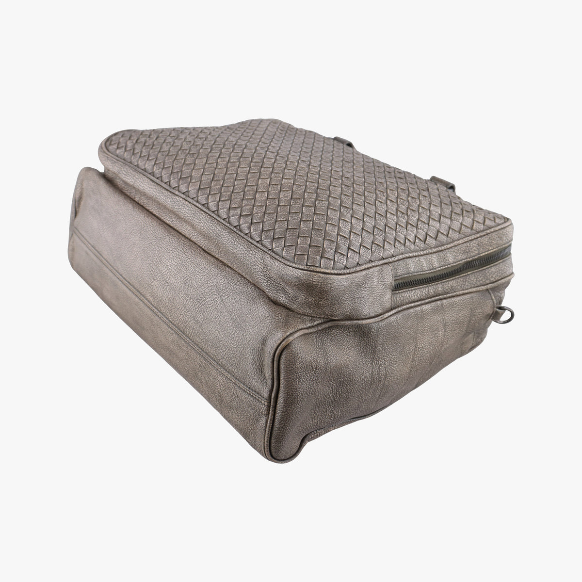 Secondhand Bottega Veneta Intrecciato Grey lambskin  shoulderbag | stylenewstar