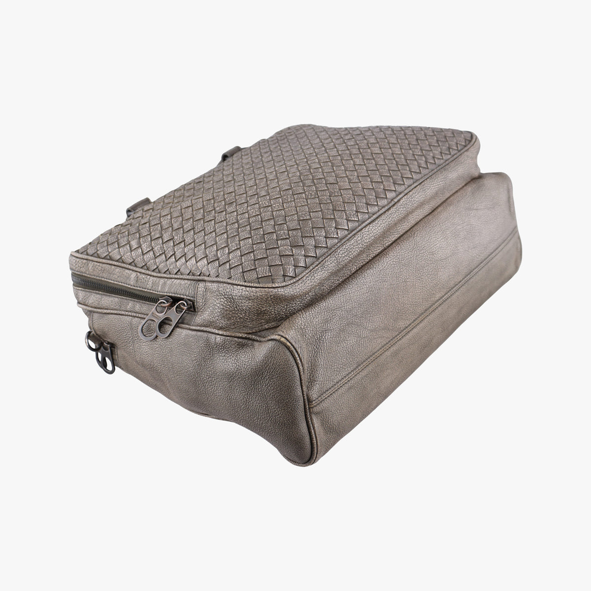 Secondhand Bottega Veneta Intrecciato Grey lambskin  shoulderbag | stylenewstar