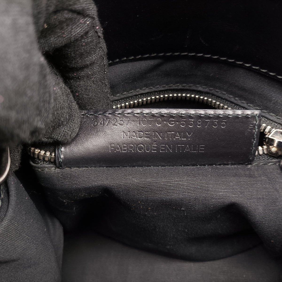 Secondhand Balenciaga Padlock Nude Marble Black Leather  shoulderbag | stylenewstar