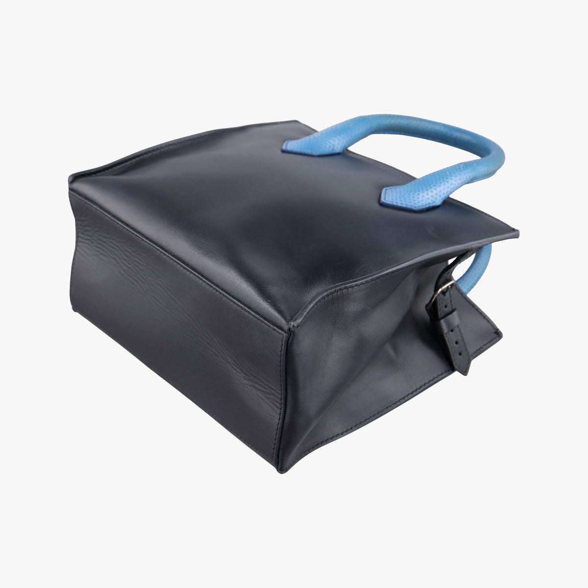 Secondhand Balenciaga Padlock Nude Marble Black Leather  shoulderbag | stylenewstar