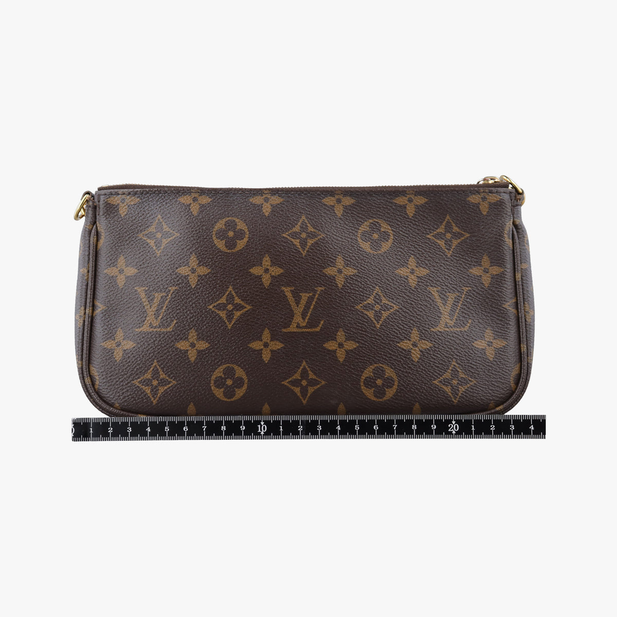 Pre-owned Louis Vuitton MULTI POCHETTE ACCESSOIRES brown×khaki Monogram Canvas M44813 shoulderbag | stylenewstar