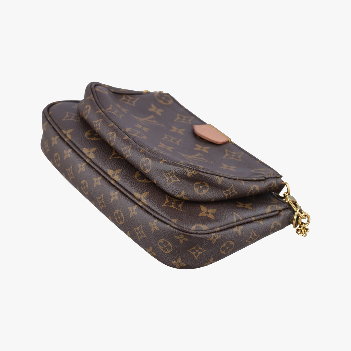 Pre-owned Louis Vuitton MULTI POCHETTE ACCESSOIRES brown×khaki Monogram Canvas M44813 shoulderbag | stylenewstar