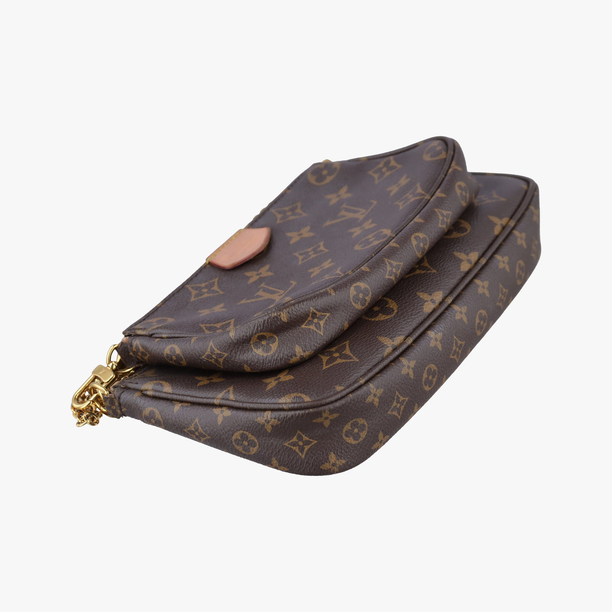 Pre-owned Louis Vuitton MULTI POCHETTE ACCESSOIRES brown×khaki Monogram Canvas M44813 shoulderbag | stylenewstar