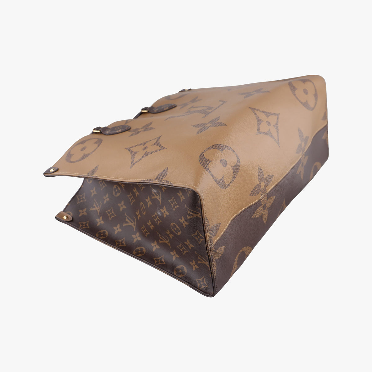 Secondhand Louis Vuitton On The Go GM Brown Monogram Reverse M44576 shoulderbag | stylenewstar