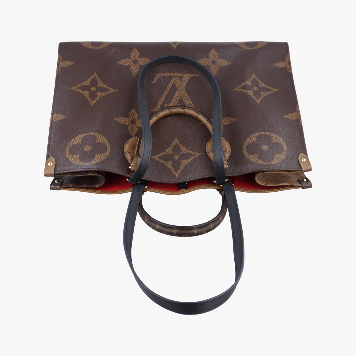 Secondhand Louis Vuitton On The Go GM Brown Monogram Reverse M44576 shoulderbag | stylenewstar