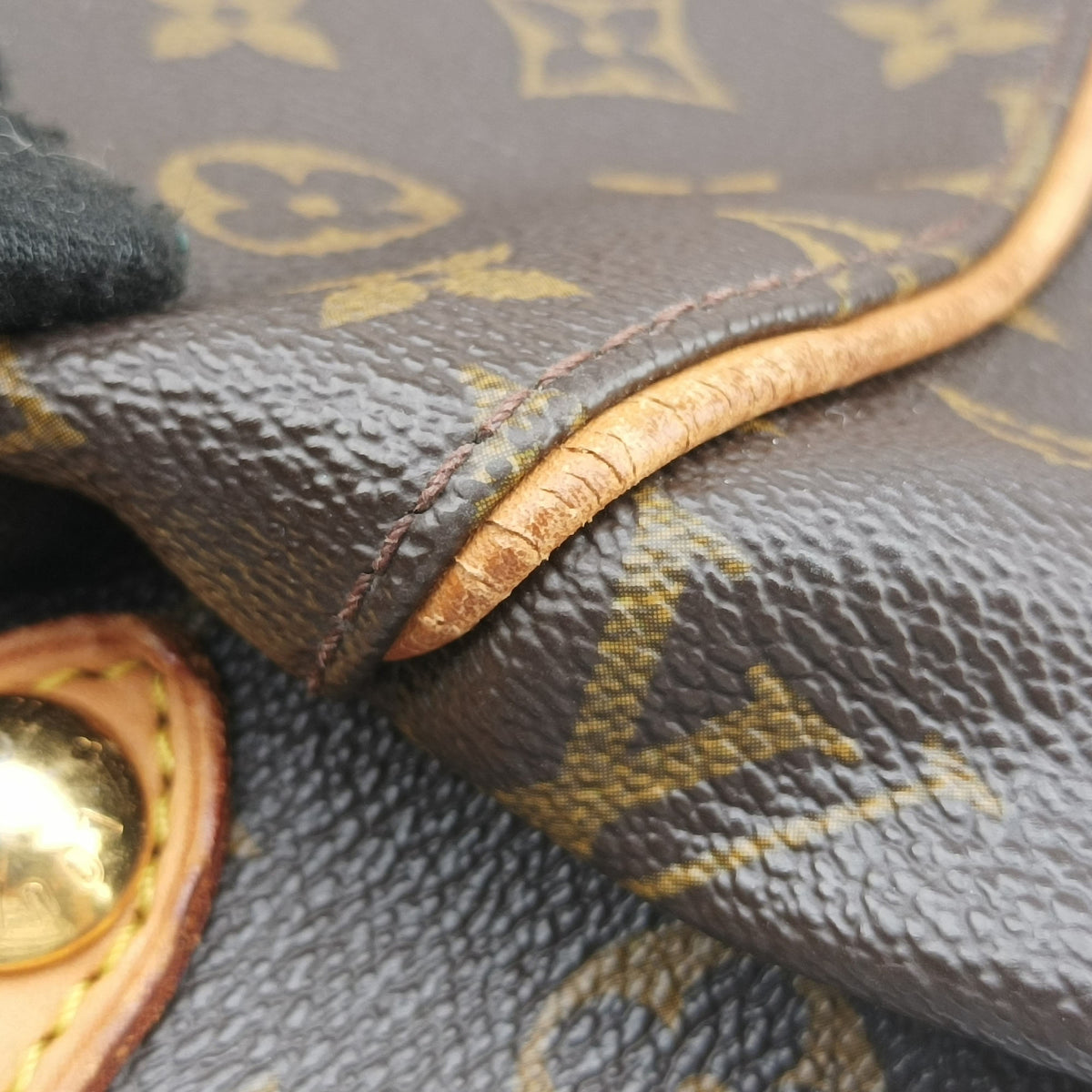 Pre-owned Louis Vuitton GALLIERA PM Brown Monogram Canvas M56382 shoulderbag | stylenewstar