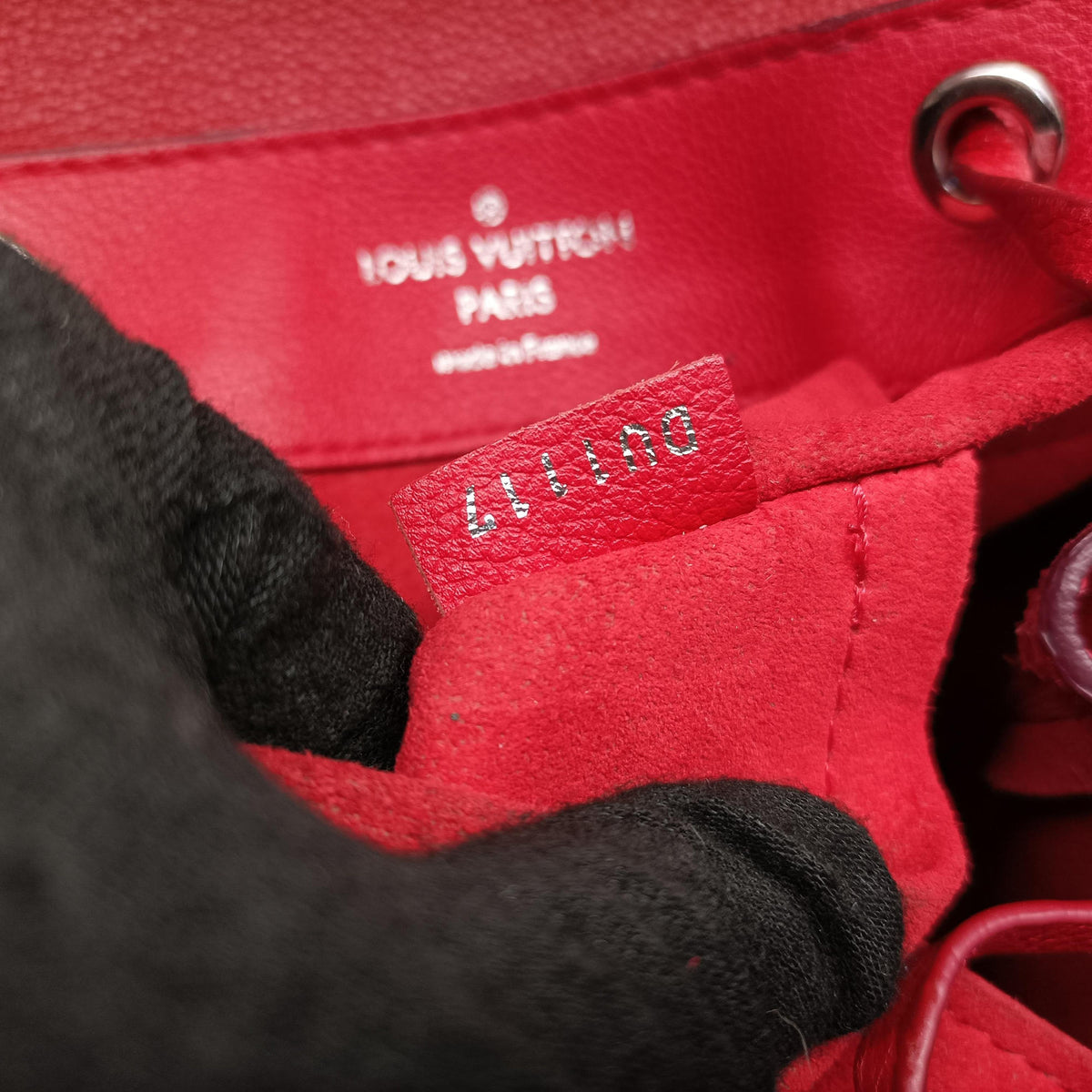 Vintage Louis Vuitton LOCKME RUBIS Taurillon leather M41814 backpack/rucksack | stylenewstar