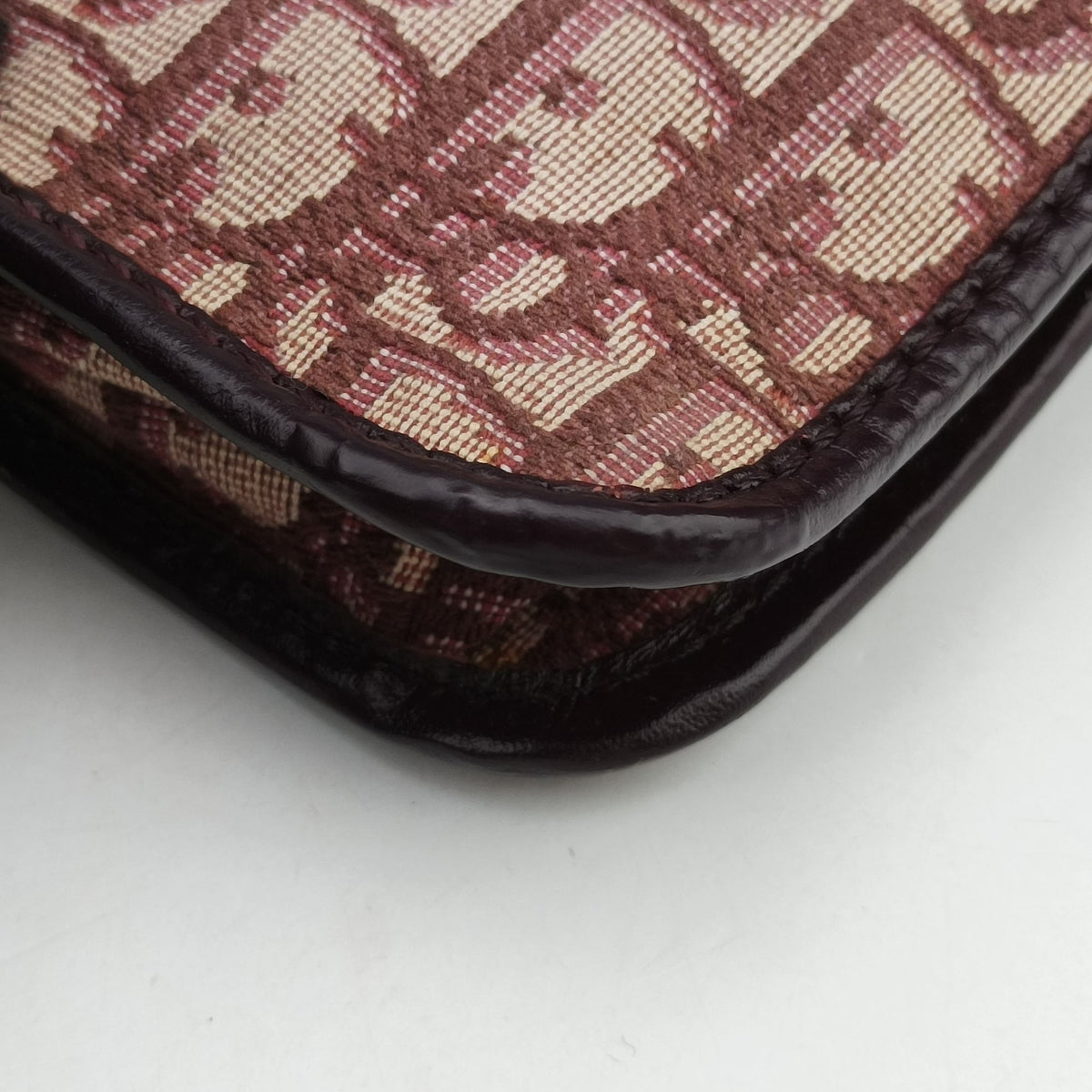 Secondhand Christian Dior Oblique Red Canvas x Leather  shoulderbag | stylenewstar