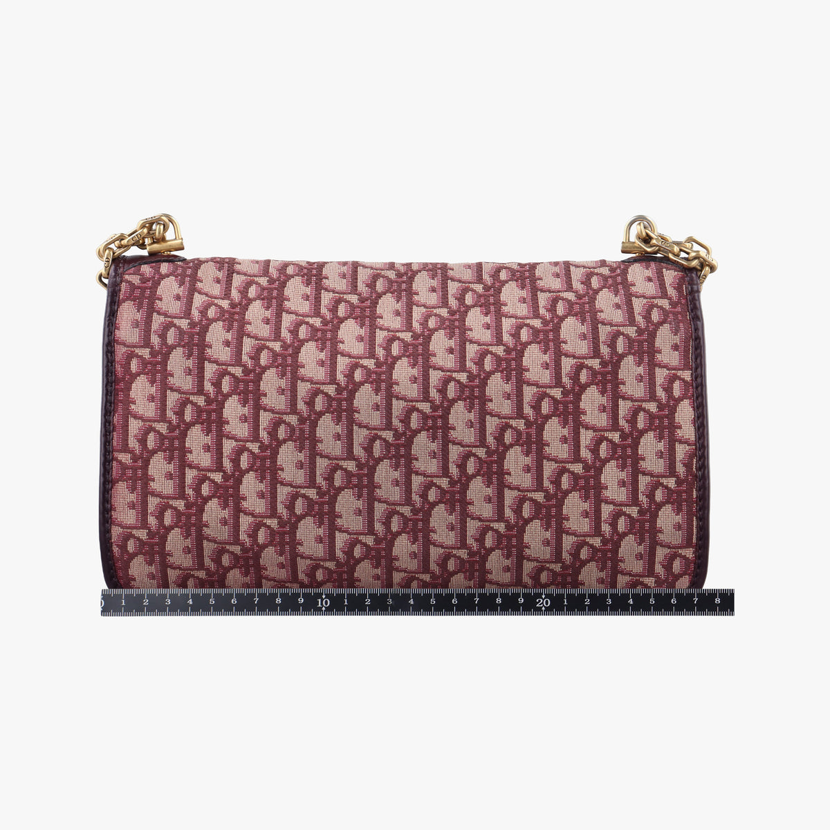 Secondhand Christian Dior Oblique Red Canvas x Leather  shoulderbag | stylenewstar