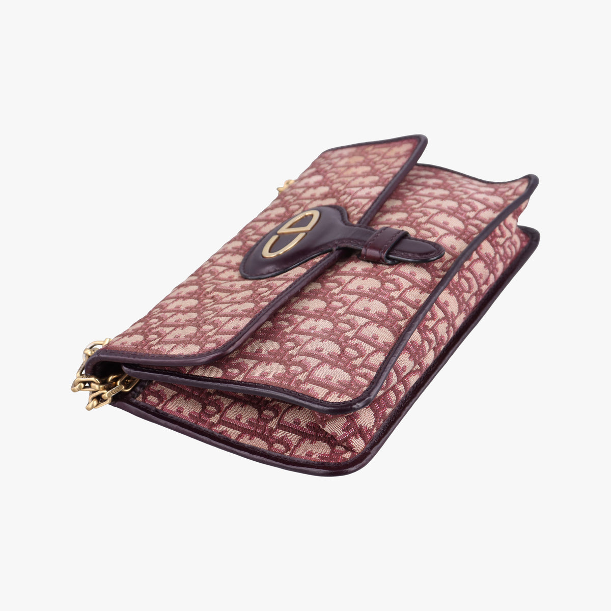 Secondhand Christian Dior Oblique Red Canvas x Leather  shoulderbag | stylenewstar