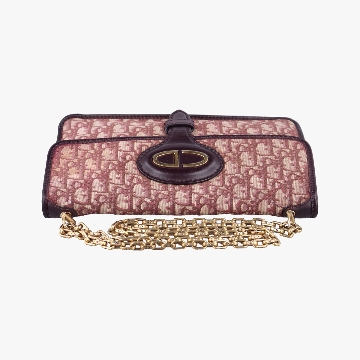 Secondhand Christian Dior Oblique Red Canvas x Leather  shoulderbag | stylenewstar