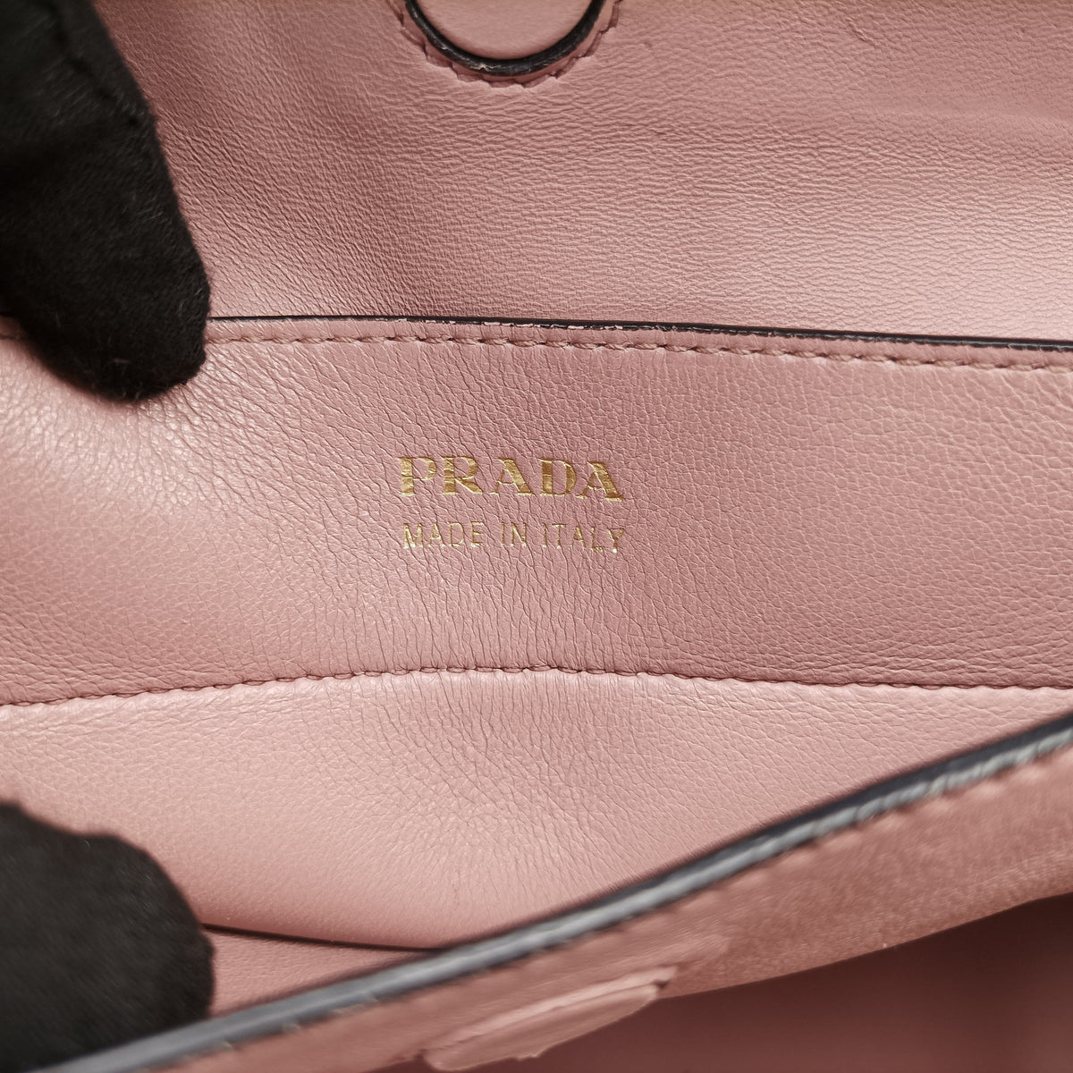 Pre-owned Prada Double Black Saffiano leather 1BG756 shoulderbag | stylenewstar