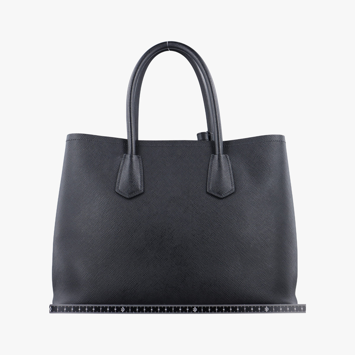 Pre-owned Prada Double Black Saffiano leather 1BG756 shoulderbag | stylenewstar