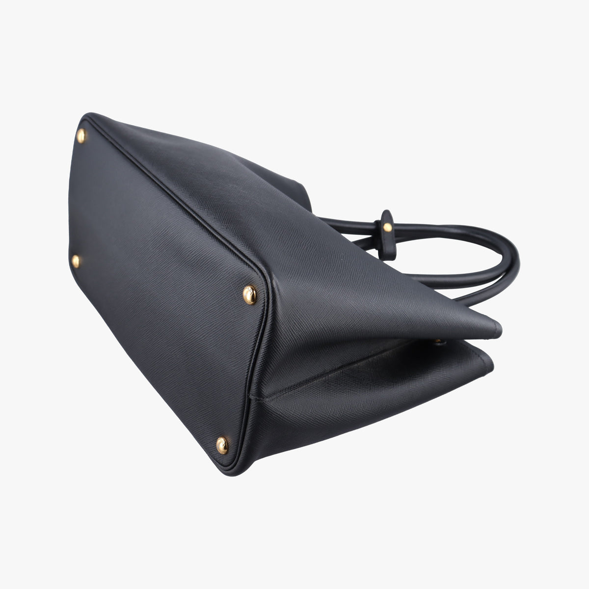 Pre-owned Prada Double Black Saffiano leather 1BG756 shoulderbag | stylenewstar