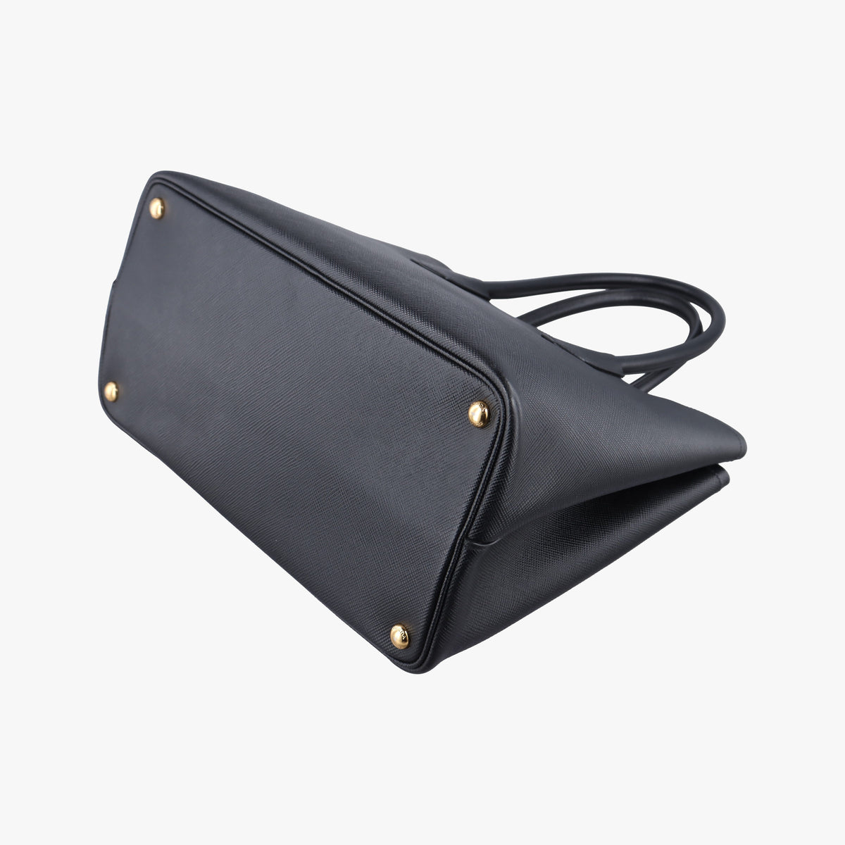 Pre-owned Prada Double Black Saffiano leather 1BG756 shoulderbag | stylenewstar