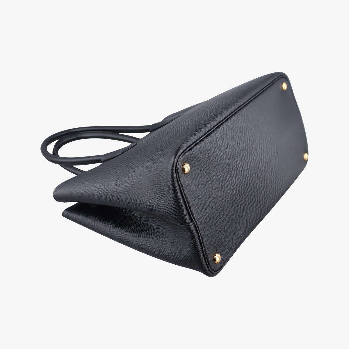Pre-owned Prada Double Black Saffiano leather 1BG756 shoulderbag | stylenewstar