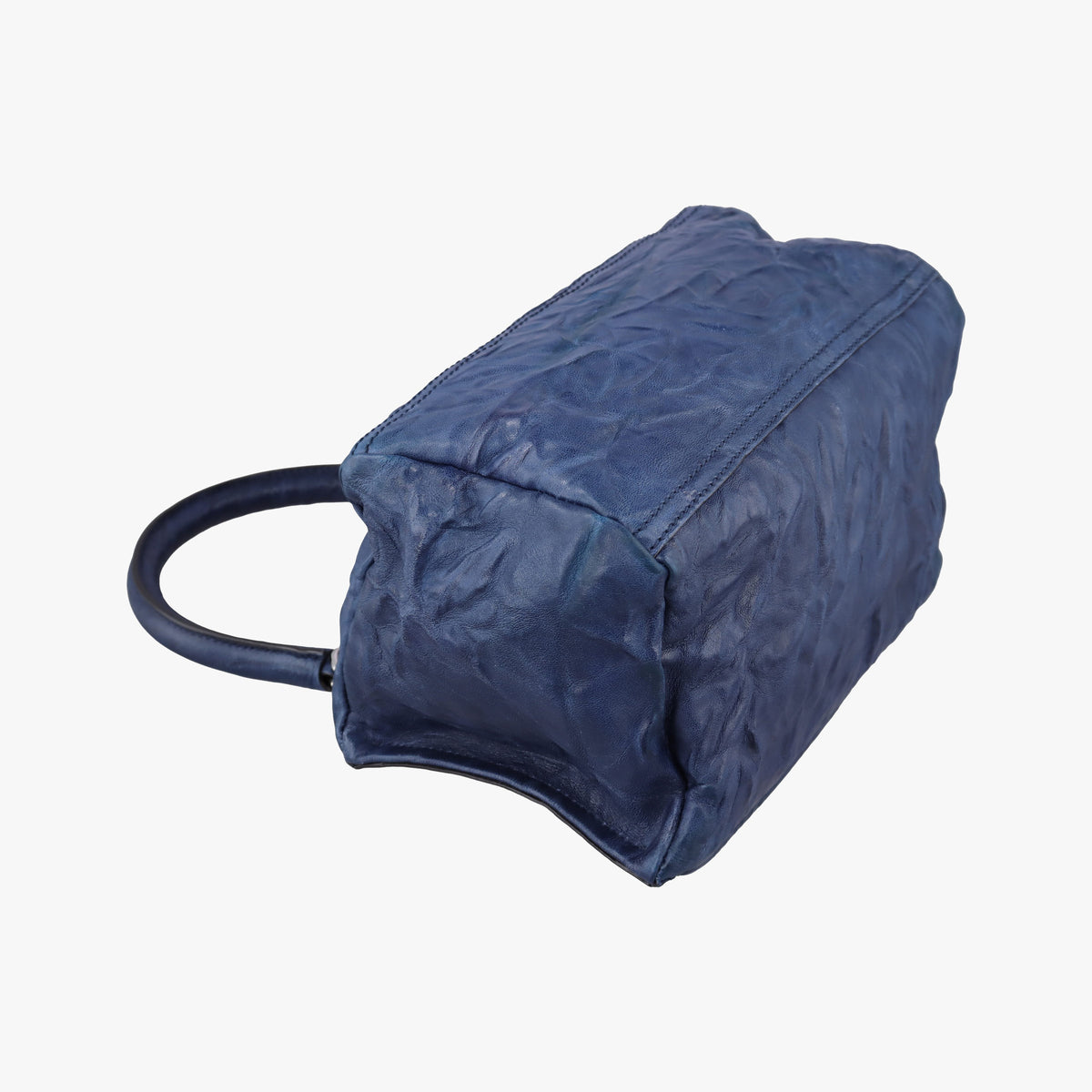 Pre-owned Givenchy Pandora Blue Leather  shoulderbag | stylenewstar