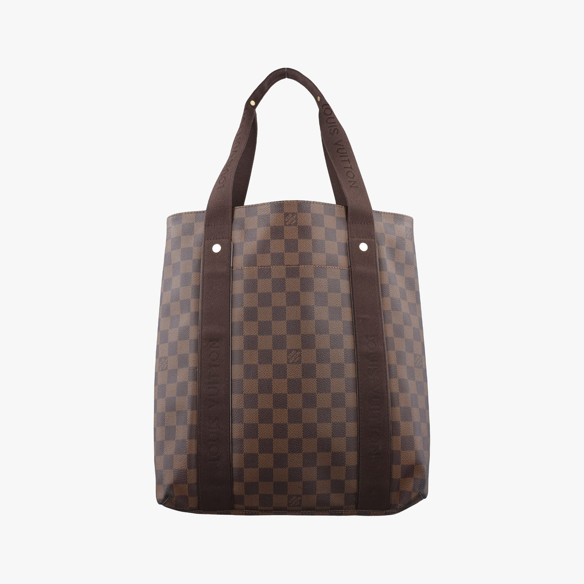 Pre-owned Louis Vuitton Cabas Bobur EBENE Damier Canvas N52006 handbag | stylenewstar