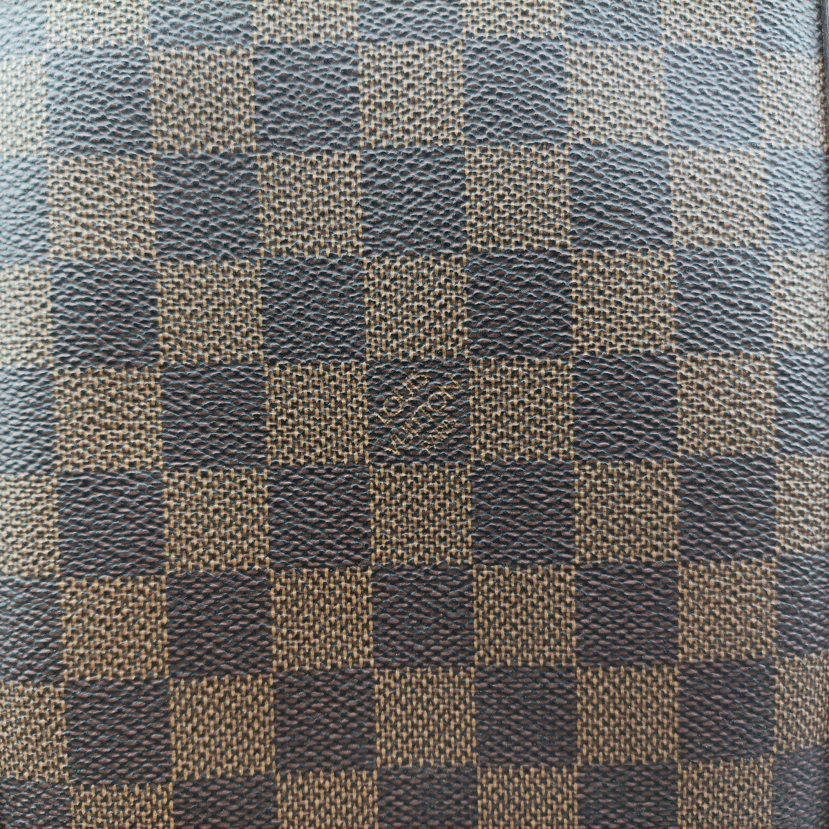 Pre-owned Louis Vuitton Cabas Bobur EBENE Damier Canvas N52006 handbag | stylenewstar