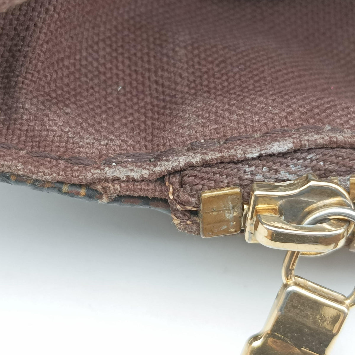 Pre-owned Louis Vuitton Cabas Bobur EBENE Damier Canvas N52006 handbag | stylenewstar