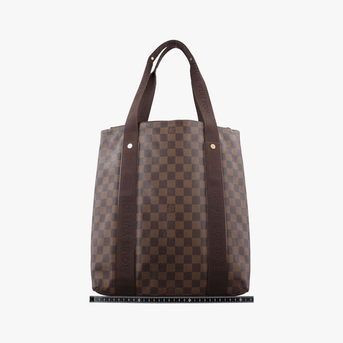 Pre-owned Louis Vuitton Cabas Bobur EBENE Damier Canvas N52006 handbag | stylenewstar