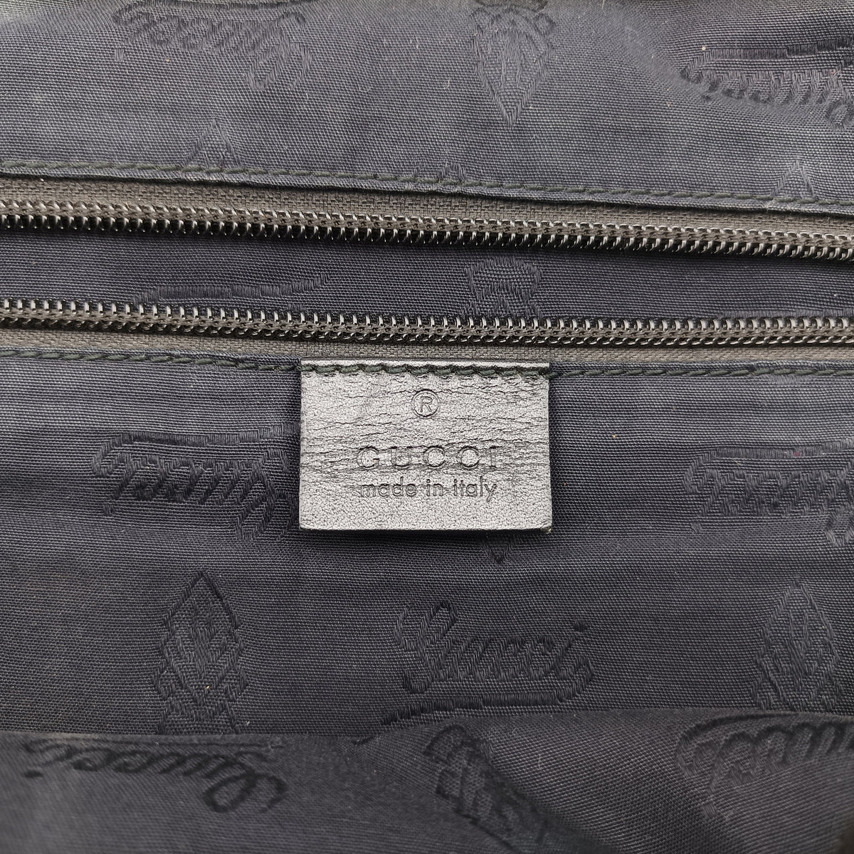 Pre-owned Gucci GG Imprime Briefcase Black PVC coated canvas 201480 handbag | stylenewstar