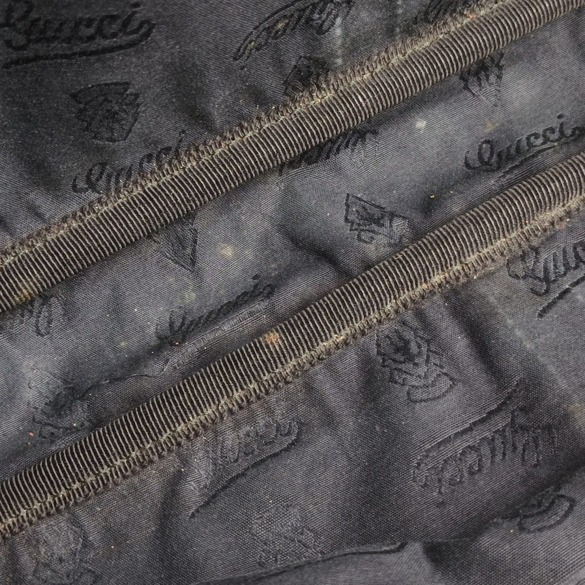 Pre-owned Gucci GG Imprime Briefcase Black PVC coated canvas 201480 handbag | stylenewstar