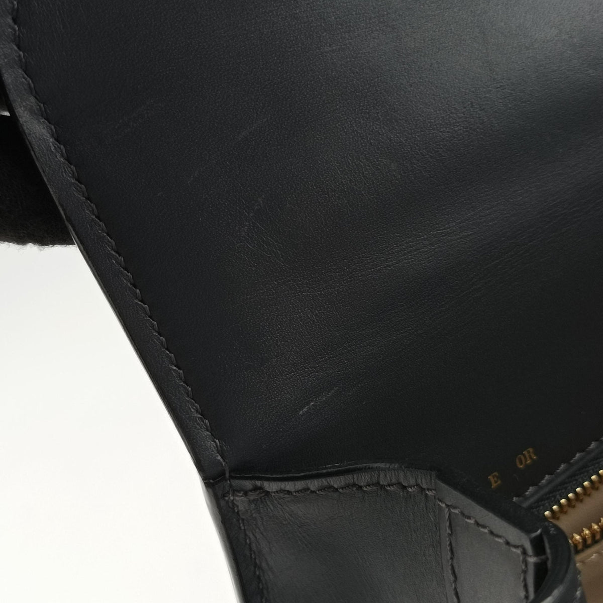 Secondhand Valextra Iside Grey x Red Calf Leather  shoulderbag | stylenewstar