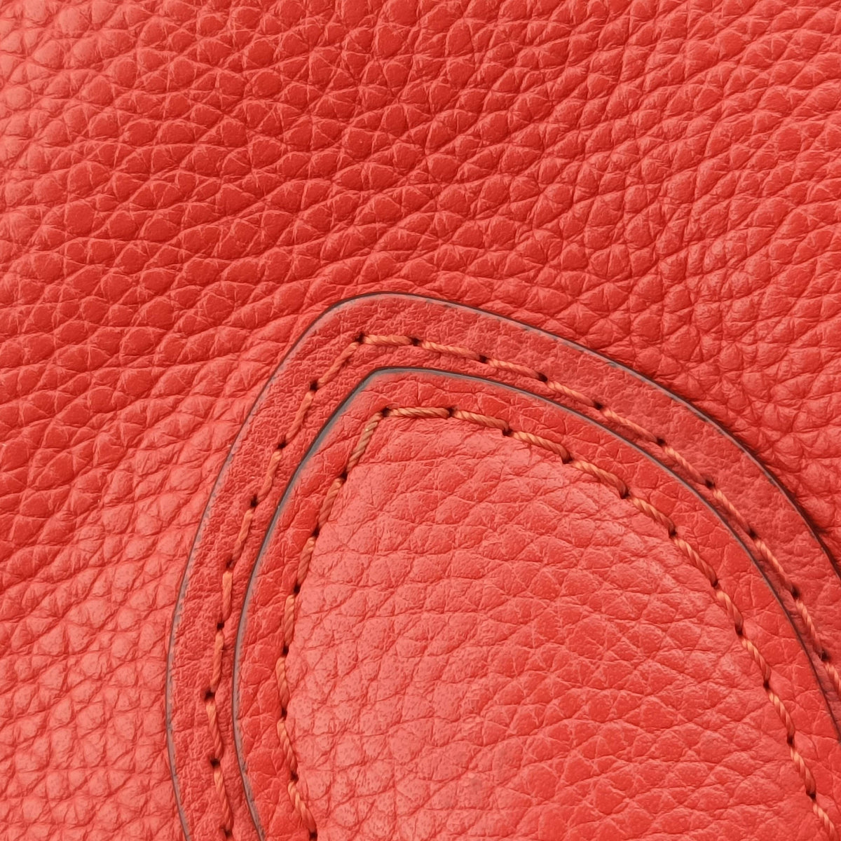 Pre-owned Celine Luggage Mini Shopper Red Leather  handbag | stylenewstar