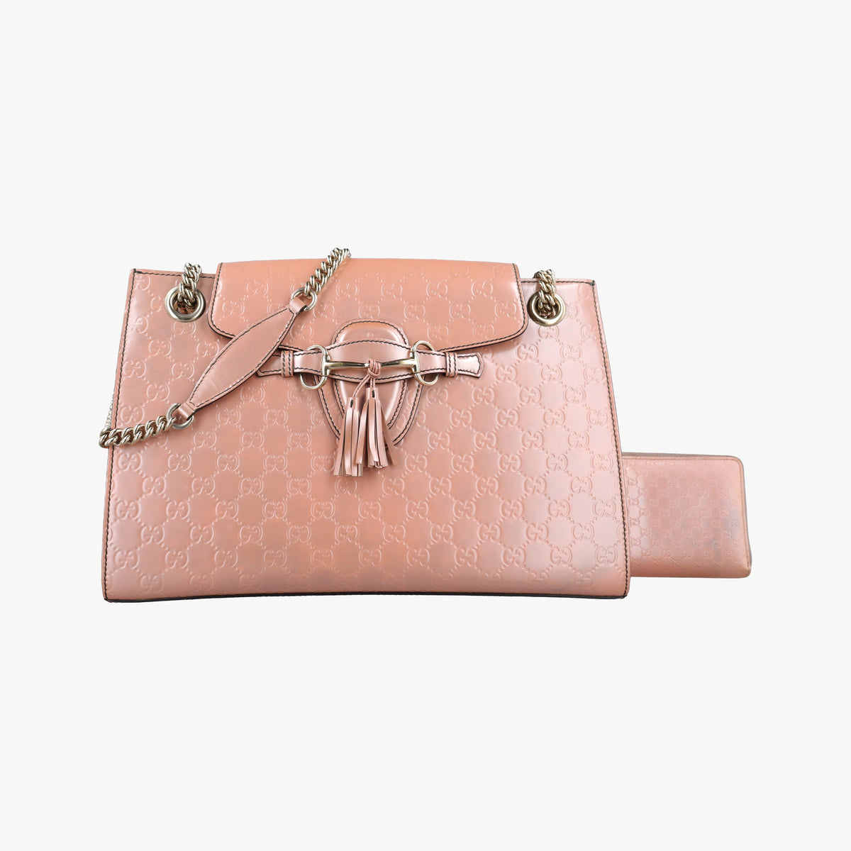 Secondhand Gucci Emily Pink Patent Leather 295403 shoulderbag | stylenewstar